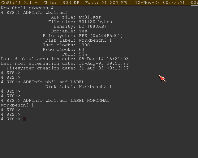 ADFInfo CLI command