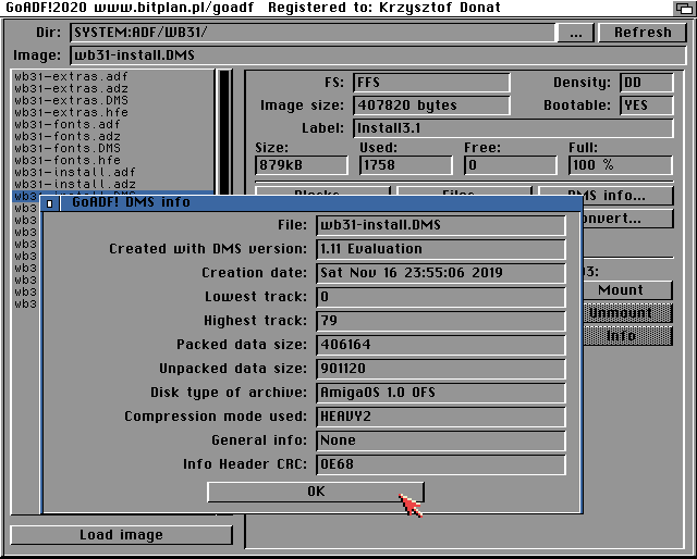 GoADF! DMS file support