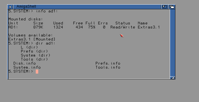 GoADF! accessing virtual drive from OS shell